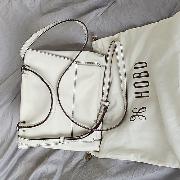 HOBO Handbags - Hobo Meter cross body bag in an off white leather